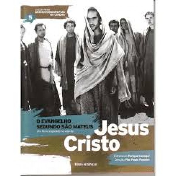 DVD O Evangelho Segundo São Mateus - Jesus Cristo (Com Livreto - Coleção Folha: Biografias No Cinema)