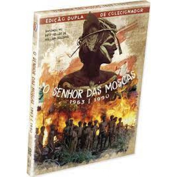 DVD O Senhor Das Moscas - 1963 E 1990: Edição Dupla De Colecionador (Digipack)