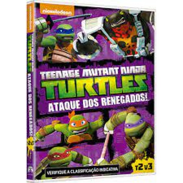 DVD As Tartarugas Ninja - Ataque Dos Renegados: 2ª Temporada Vol. 3