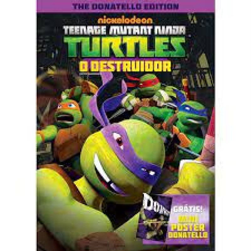 DVD As tartarugas Ninja O Destruidor - TMNT desenho animado Nickelodeon -  DONATELLO edição