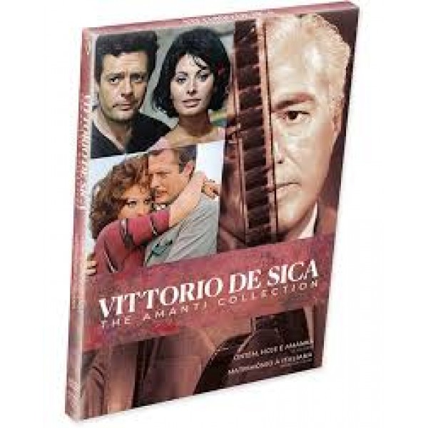 DVD Vittorio De Sica - The Amanti Collection: Ontem, Hoje E Amanhã / Matrimônio À Italiana (Digipack)