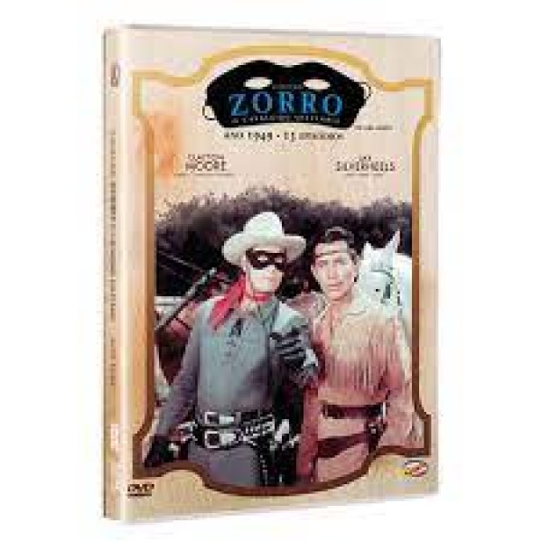DVD Zorro: O Cavaleiro Solitário - Ano 1949 - 13 Episódios (Digipack - DUPLO)