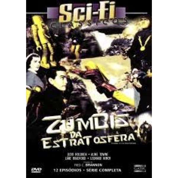 DVD Zumbis Da Estratosfera - Sci-Fi Clássicos (12 Episódios - Série Completa)