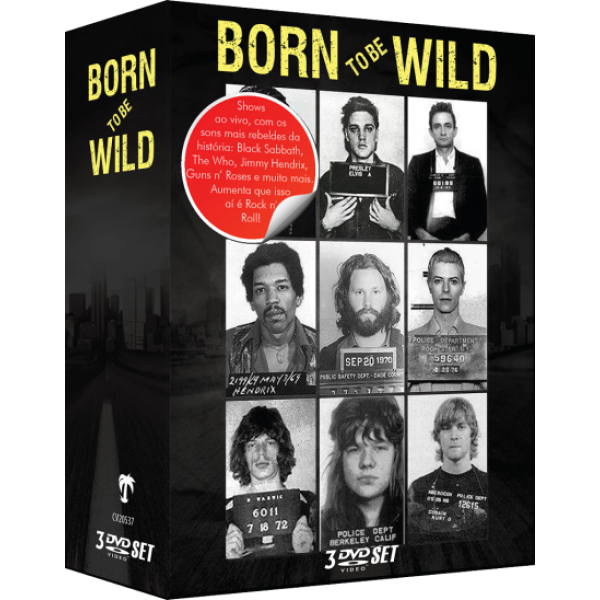 Box Born To Be Wild (3 DVD's)