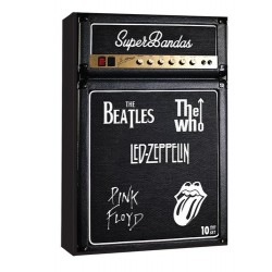 Box Superbandas - The Beatles/Pink Floyd/Led Zeppelin/The Who/Rolling Stones (10 DVD's)