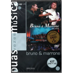 DVD + CD Bruno & Marrone - Duas Vezes Música: Ao Vivo