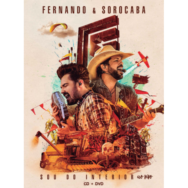 DVD + CD Fernando & Sorocaba - Sou Do Interior Ao Vivo