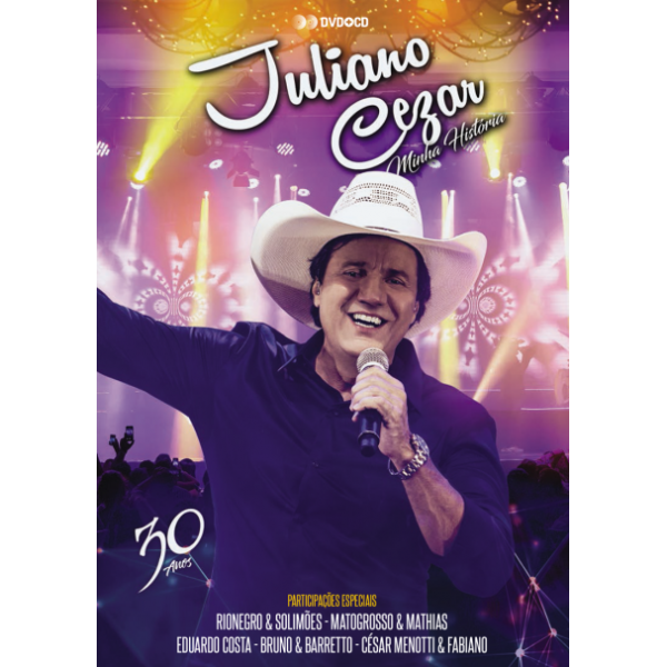 DVD + CD Juliano Cezar - Minha História
