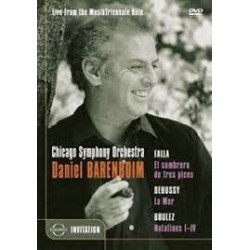 DVD Daniel Barenboim & Chicago Symphony Orchestra - Falla/Debussy/Boulez