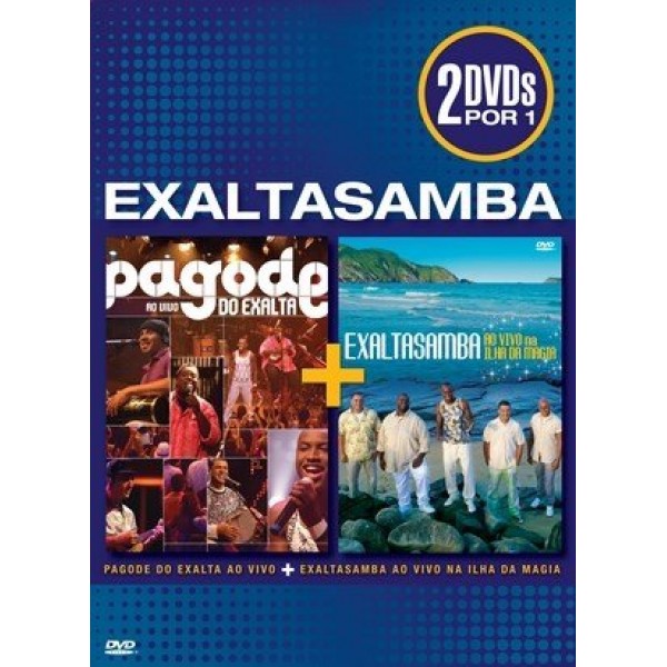DVD Exaltasamba - Pagode do Exalta ao Vivo + Ao Vivo na Ilha da Magia (DUPLO)