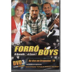 DVD Forró Boys - Ao Vivo Em Araguaína - TO