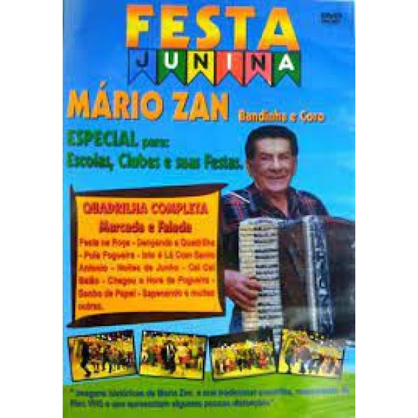 DVD Mário Zan - Festa Junina (Bandinha E Coro)