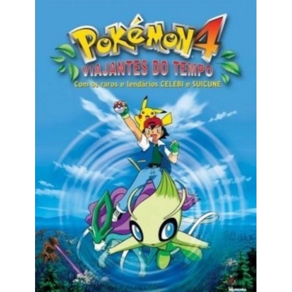 DVD Pokémon 4 - Viajantes do Tempo