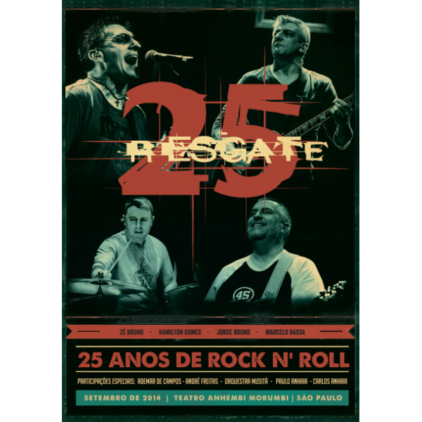 DVD Resgate - 25 Anos De Rock N' Roll