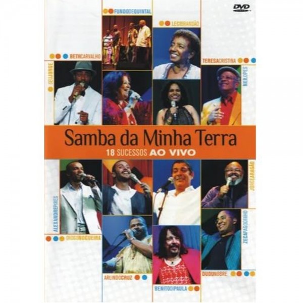 DVD Samba Da Minha Terra - 18 Sucessos Ao Vivo