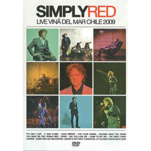 DVD Simply Red ‎- Live Viña Del Mar Chile 2009