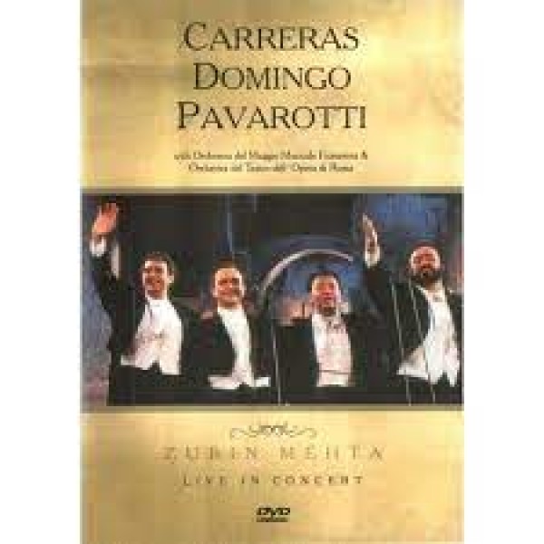 DVD Carreras/Domingo/Pavarotti - Live In Concert