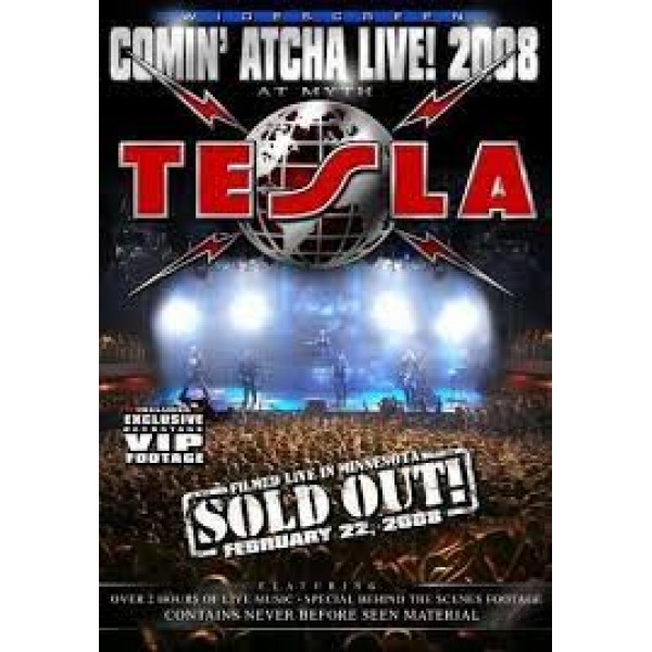 DVD Tesla - Comin Atcha Live! 2008 (IMPORTADO - REGIÃO 1)
