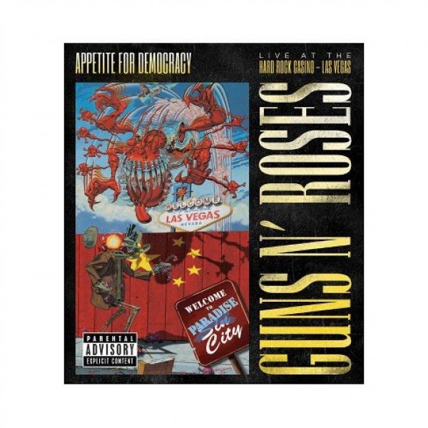 DVD Guns N' Roses - Appetite For Democracy - Live At The Hard Rock Casino - Las Vegas