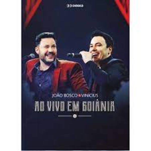 DVD + CD João Bosco & Vinícius - Ao Vivo Em Goiânia