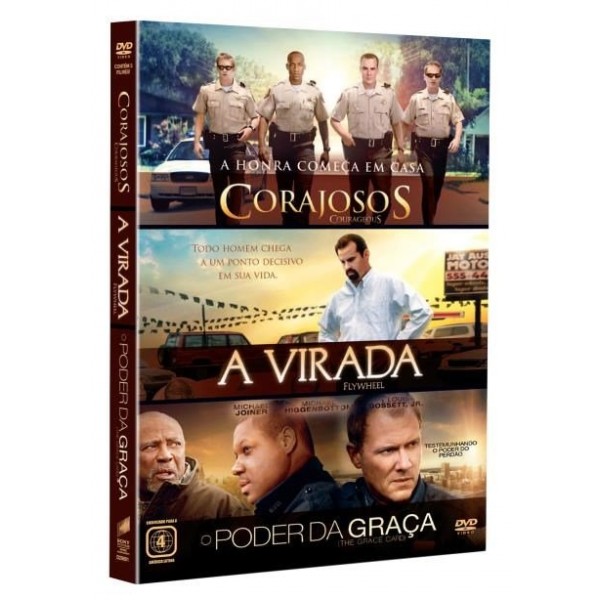 Box Corajosos/A Virada/O Poder Da Graça (3 DVD's)