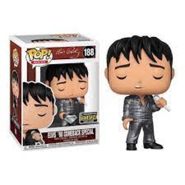 Funko Pop Rocks - Elvis Presley: Elvis '68 Comeback Special 188 (IMPORTADO)