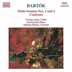 CD Bartók - Violin Sonatas Nos. 1 And 2 Constrasts