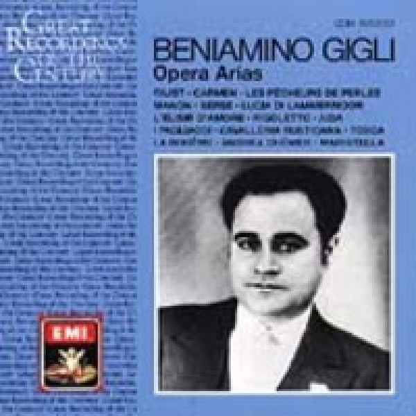 CD Beniamino Gigli - Opera Arias: Great Recordings Of The Century (IMPORTADO)