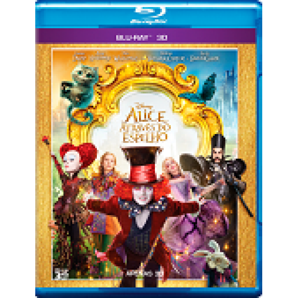 Blu-Ray 3D Alice Através do Espelho