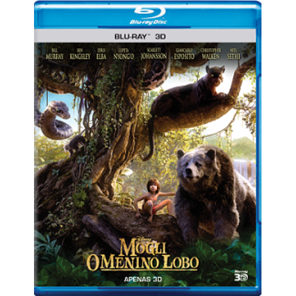 Blu-Ray 3D Mogli - O Menino Lobo