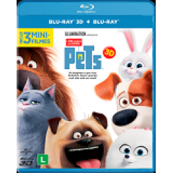 Blu-Ray 3D + Blu-Ray - Pets: A Vida Secreta dos Bichos