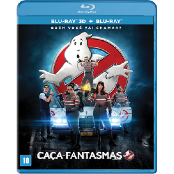Blu-Ray 3D + Blu-Ray Caça-Fantasmas - Atenda Ao Chamado