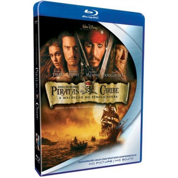Blu-Ray Piratas Do Caribe - A Maldição Do Pérola Negra