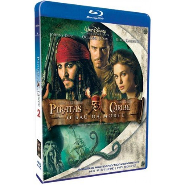Blu-Ray Piratas Do Caribe - O Baú Da Morte