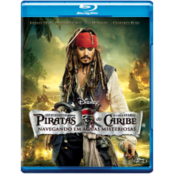 Blu-Ray Piratas do Caribe - Navegando Em Águas Misteriosas