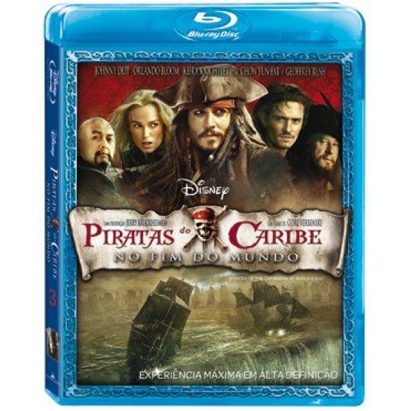 Blu-Ray Piratas Do Caribe - No Fim Do Mundo