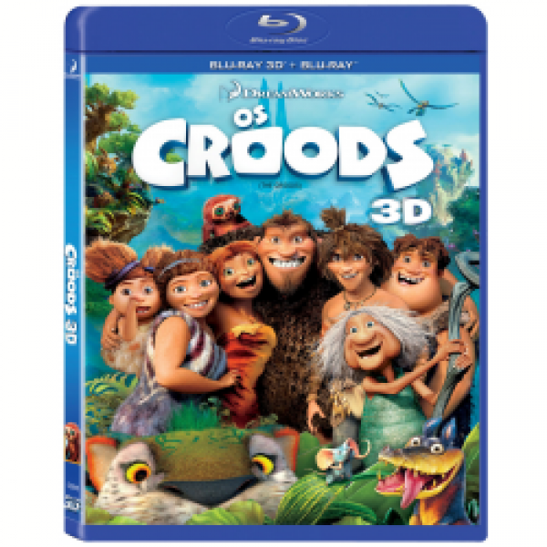 Blu-Ray 3D + Blu-Ray - Os Croods