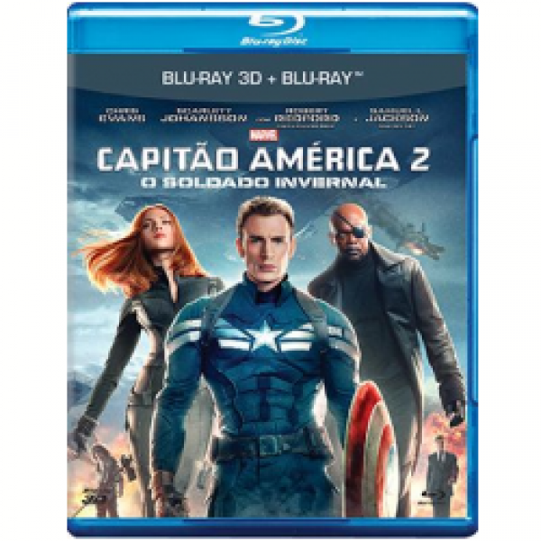 Blu-Ray 3D + Blu-Ray - Capitão América 2 - O Soldado Invernal