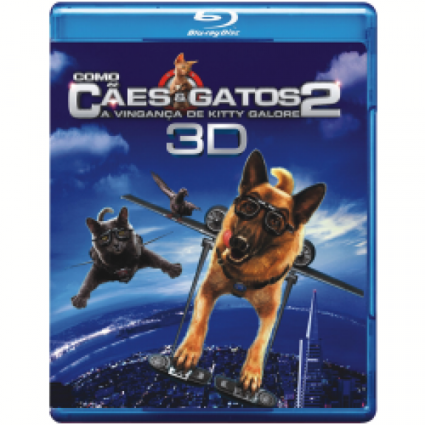 Blu-Ray 3D Como Cães e Gatos 2 - A Vingança de Kitty Galore