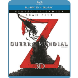 Blu-Ray 3D + Blu-Ray - Guerra Mundial Z