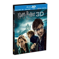 Blu-Ray 3D + Blu-Ray + DVD - Harry Potter e as Relíquias da Morte Parte 1