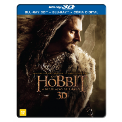 Blu-Ray 3D + Blu-Ray + Cópia Digital - O Hobbit - A Desolação de Smaug