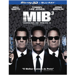 Blu-Ray 3D + Blu-Ray - Homens de Preto 3