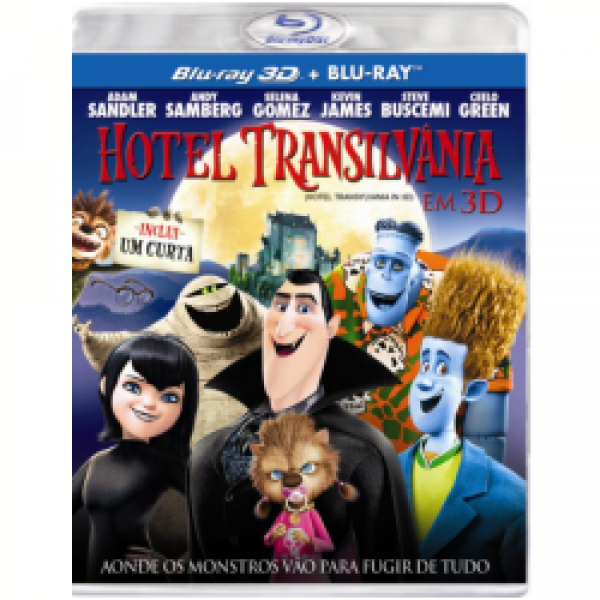 Blu-Ray 3D + Blu-Ray - Hotel Transilvânia