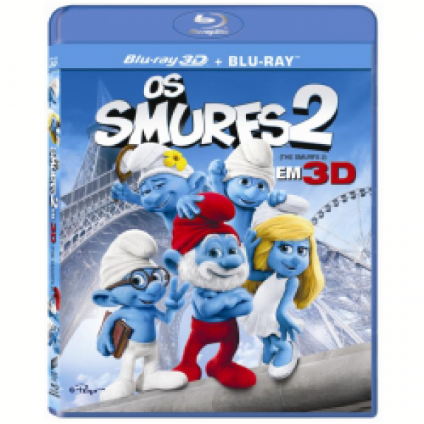Blu-Ray 3D + Blu-Ray - Os Smurfs 2
