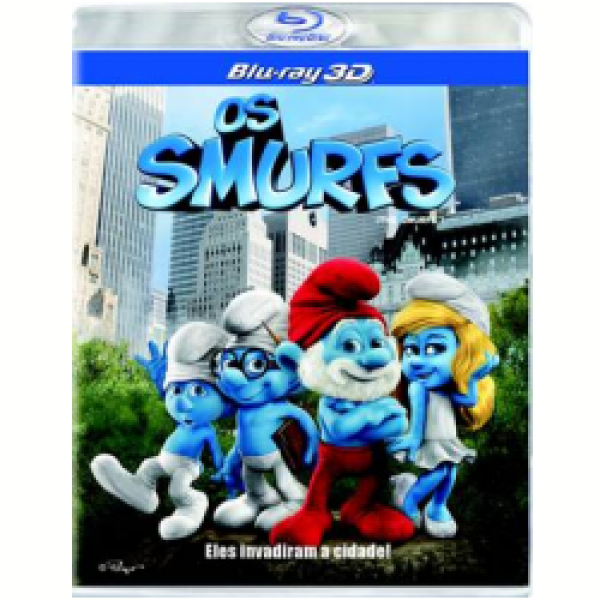 Blu-Ray 3D Os Smurfs