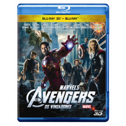 Blu-Ray 3D + Blu-Ray - Os Vingadores