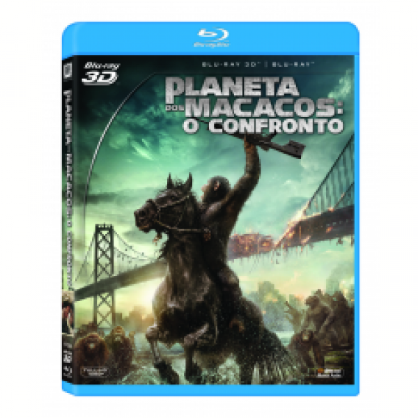Blu-Ray 3D + Blu-Ray - Planeta dos Macacos: O Confronto