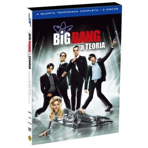 Box Big Bang: A Teoria - A Quarta Temporada Completa (3 DVD's)