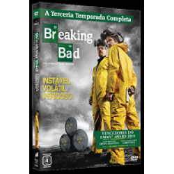 Box Breaking Bad - A Terceira Temporada Completa (4 DVD's)